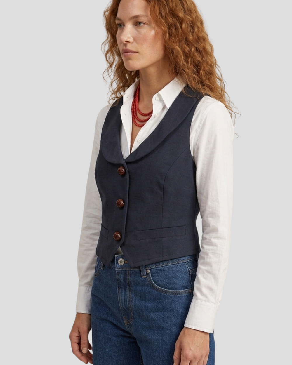 Gilet tailleur cintré Réf. 0.34448