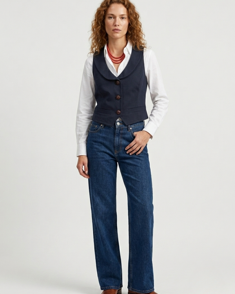 Gilet tailleur cintré Réf. 0.34448