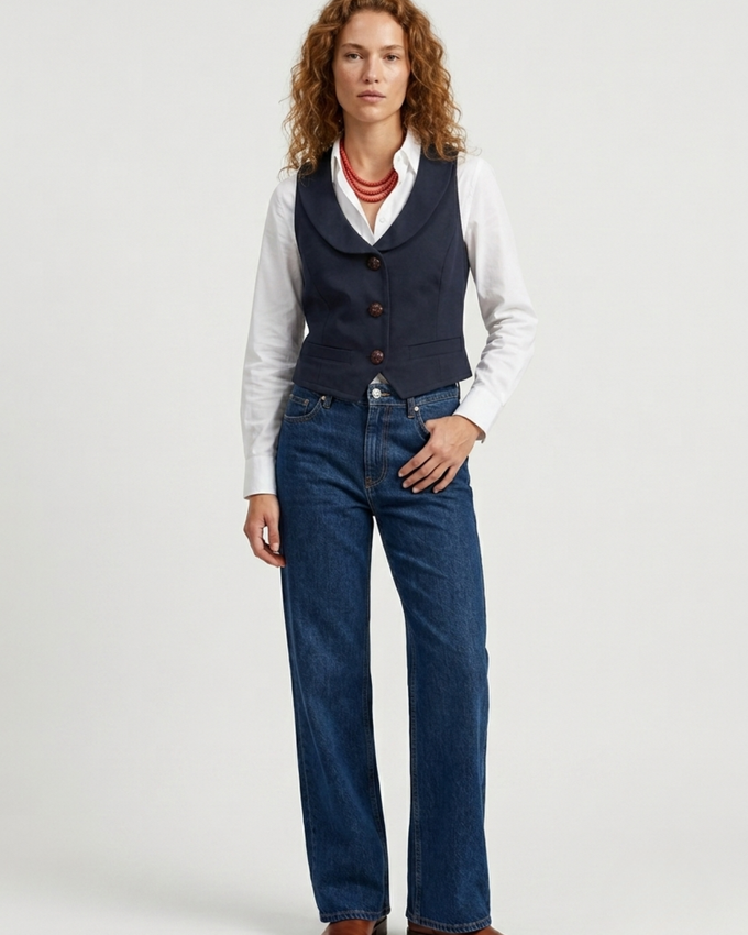 Gilet tailleur cintré Réf. 0.34448