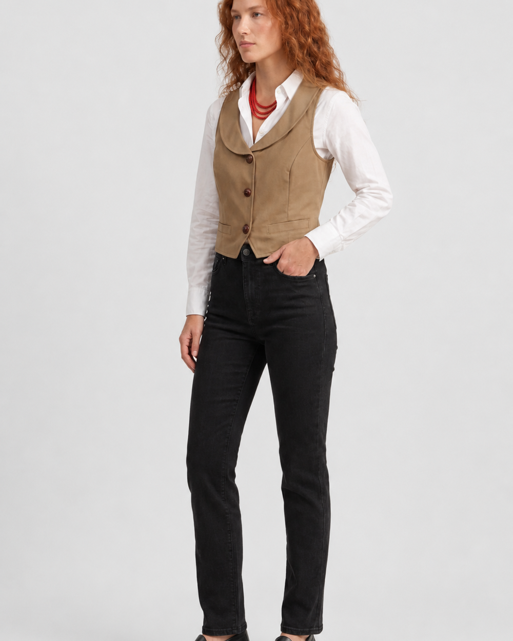 Gilet de costume ajusté SKU 0.34448