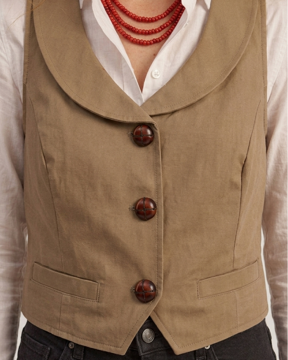 Gilet de costume ajusté SKU 0.34448