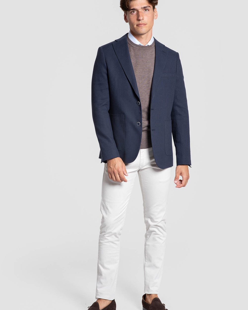 Jersey Cuello Redondo Marrón SKU 0.34817