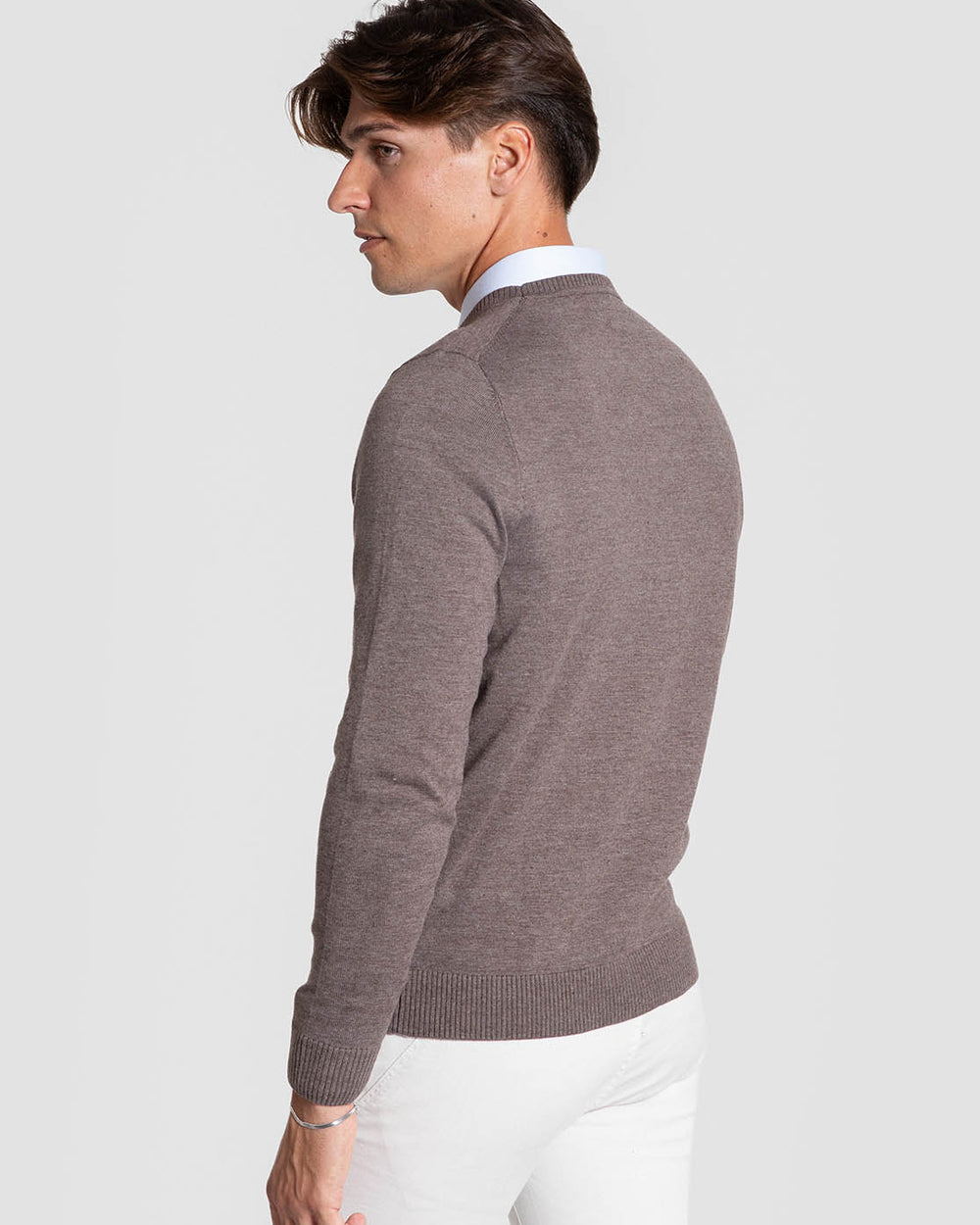 Jersey Cuello Redondo Marrón SKU 0.34817