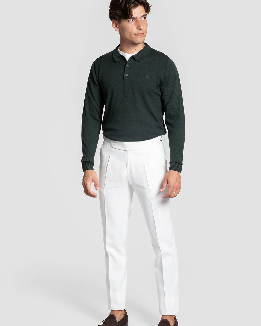 Polo Burdeos Manga Larga SKU 0.34838