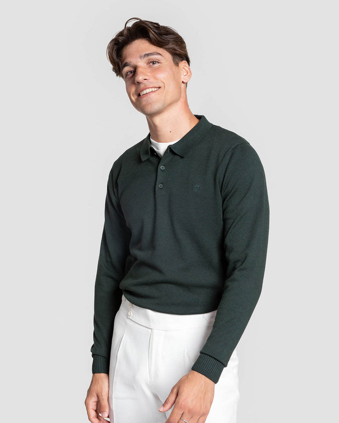 Polo Burdeos Manga Larga SKU 0.34838