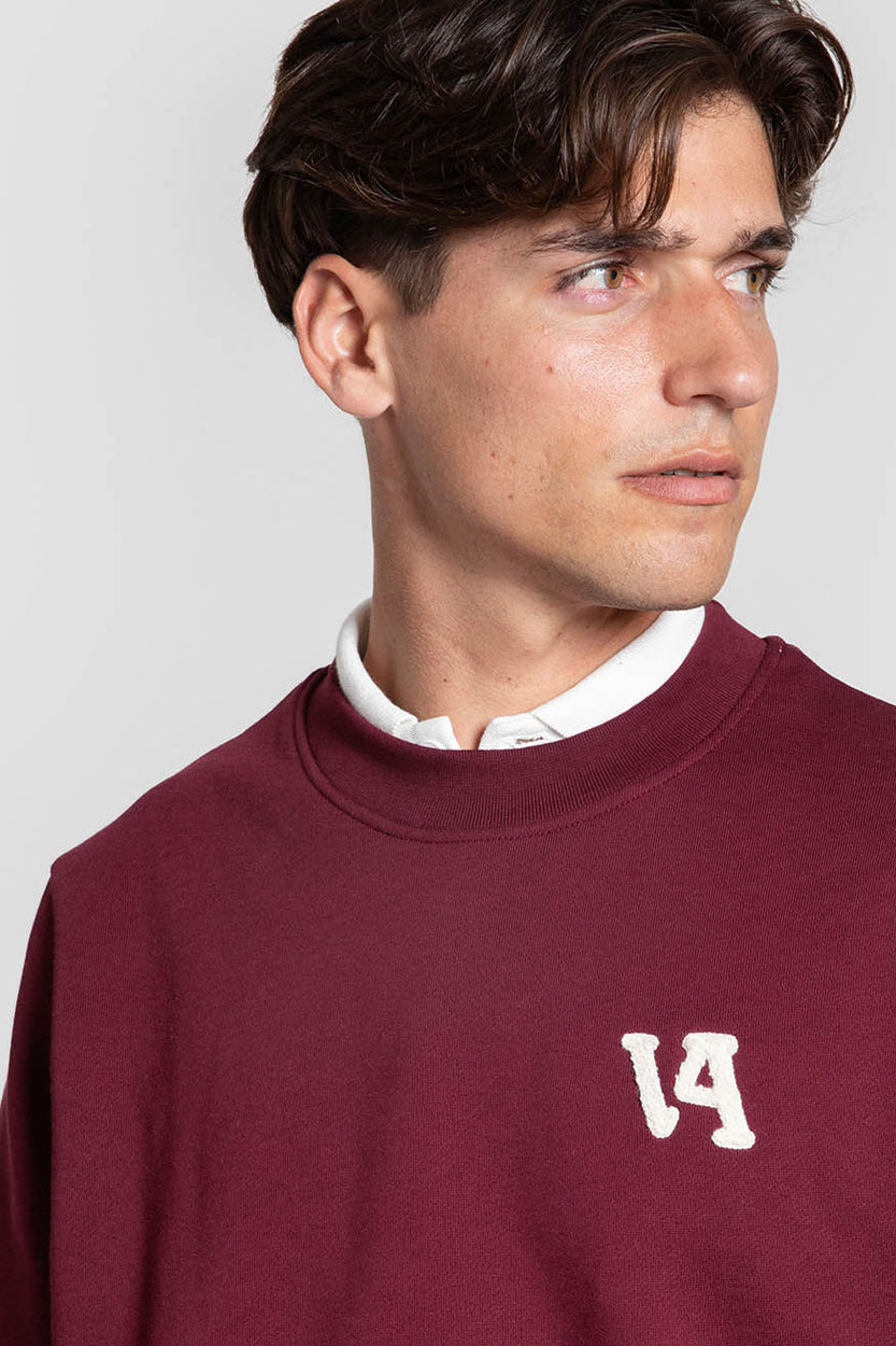 Sudadera de Cuello Redondo con Bolsillo Canguro SKU 0.34844