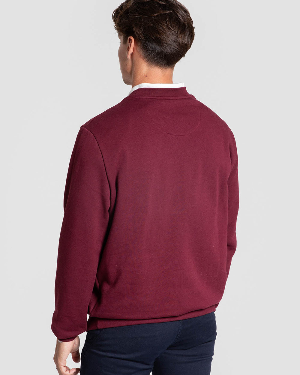 Sudadera de Cuello Redondo con Bolsillo Canguro SKU 0.34844