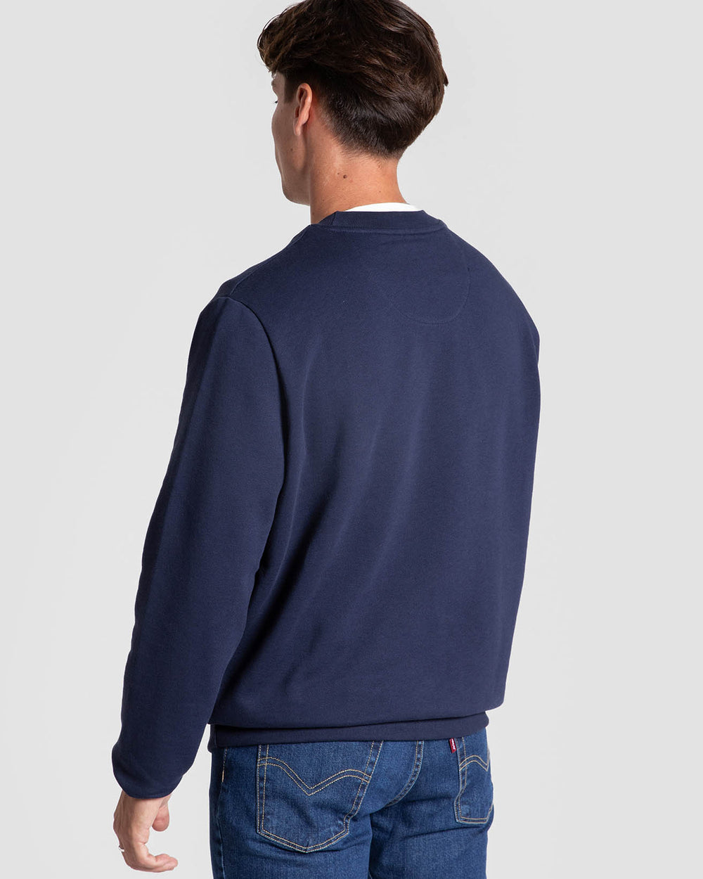 Sudadera de Cuello Redondo con Bolsillo Canguro SKU 0.34844