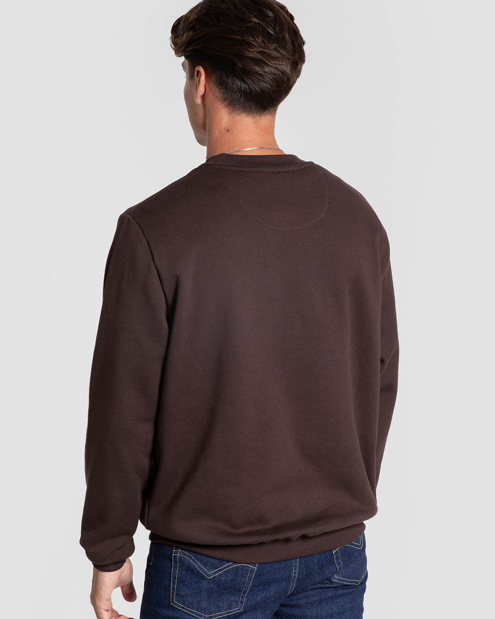 Sudadera de Cuello Redondo con Bolsillo Canguro SKU 0.34844