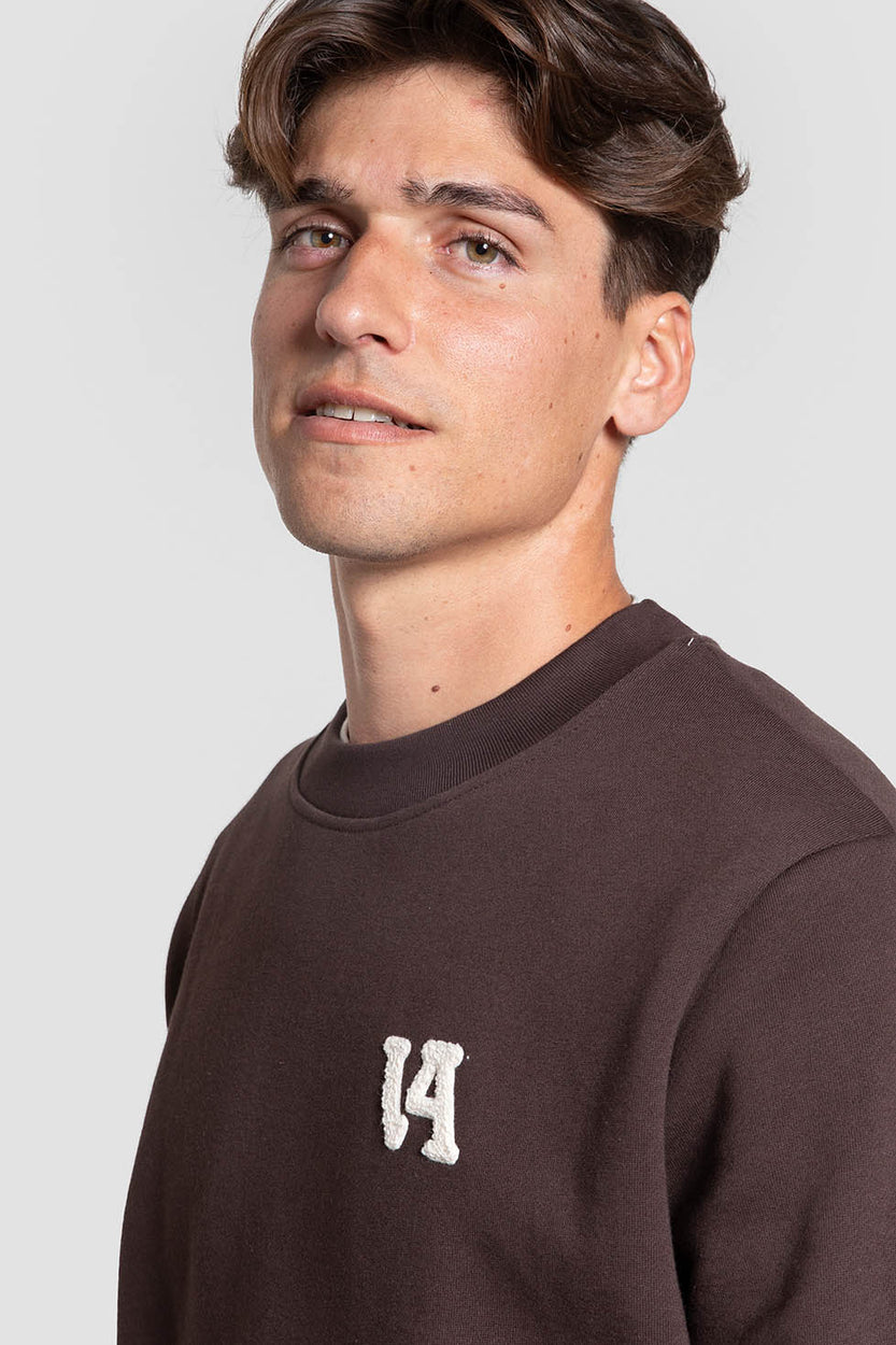 Sudadera de Cuello Redondo con Bolsillo Canguro SKU 0.34844