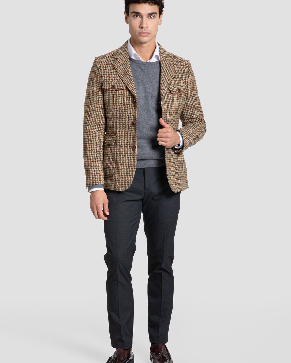 Blazer William padrão pé-de-galo SKU 0.35455