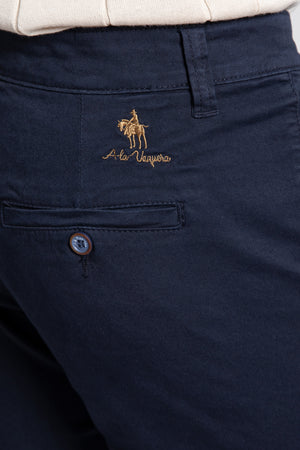 Pantalon chino basique Marine SKU 0.00041
