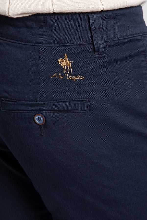 Pantalon chino basique Marine SKU 0.00041