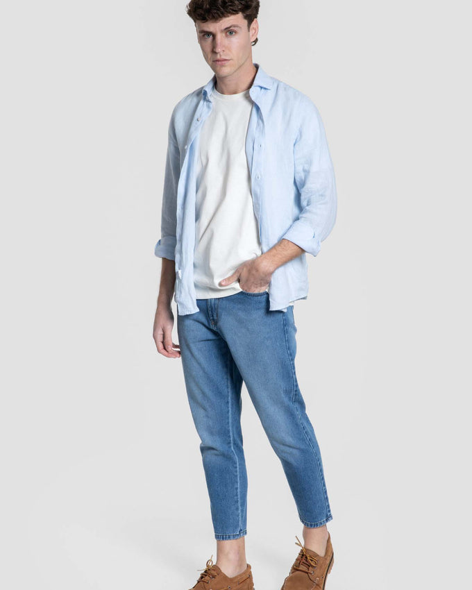 Jeans sportivi con lavaggio acido, codice articolo 0.33160