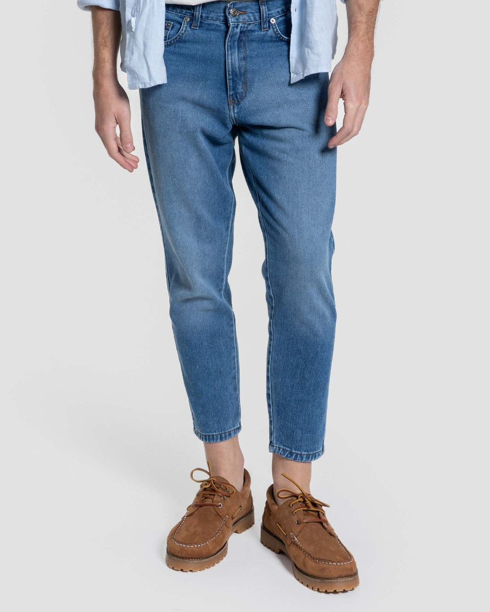 Jeans sportivi con lavaggio acido, codice articolo 0.33160