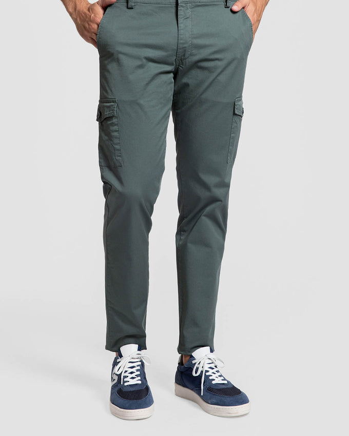 Pantalon chino cargo feuille Réf. 0.11344