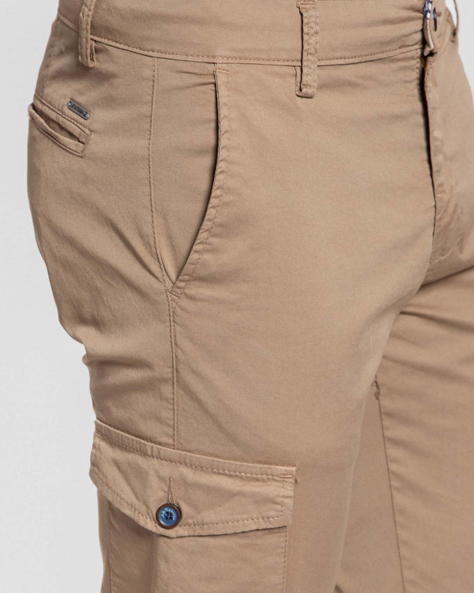 Pantalon cargo chino camel SKU 0.11344