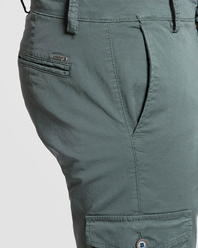 Pantalon chino cargo feuille Réf. 0.11344