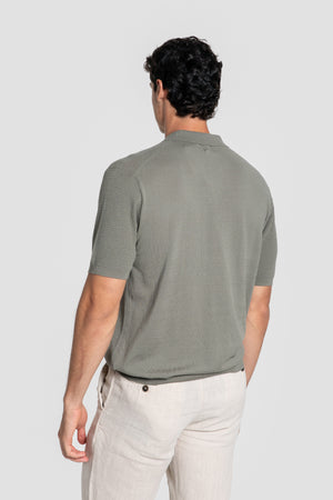 Polo à maille structurée, référence 0.33320