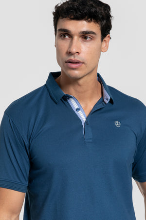 Polo Relieve Azul Noche SKU 0.34161