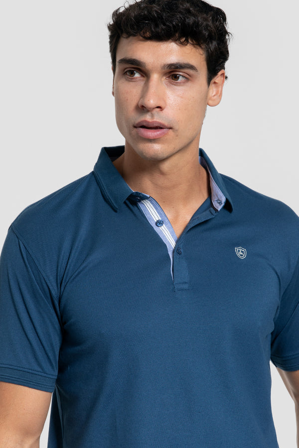 Polo Relieve Azul Noche SKU 0.34161
