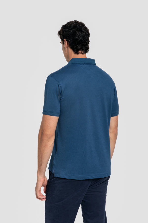 Polo Relieve Azul Noche SKU 0.34161