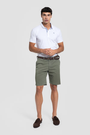 Polo avec détails contrastés au col Réf. 0.34161