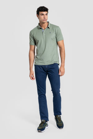 Polo relief kaki SKU 0.34161