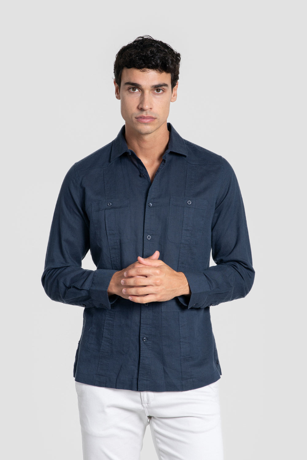Guayabera lisa Marino SKU 0.34316
