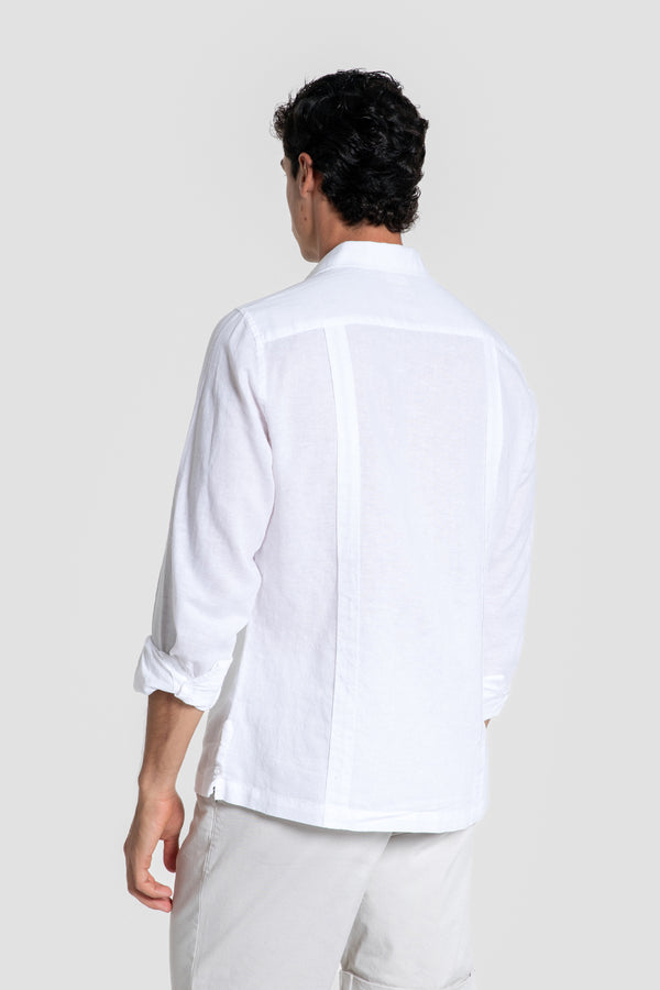 Guayabera lisa Blanca SKU 0.34316