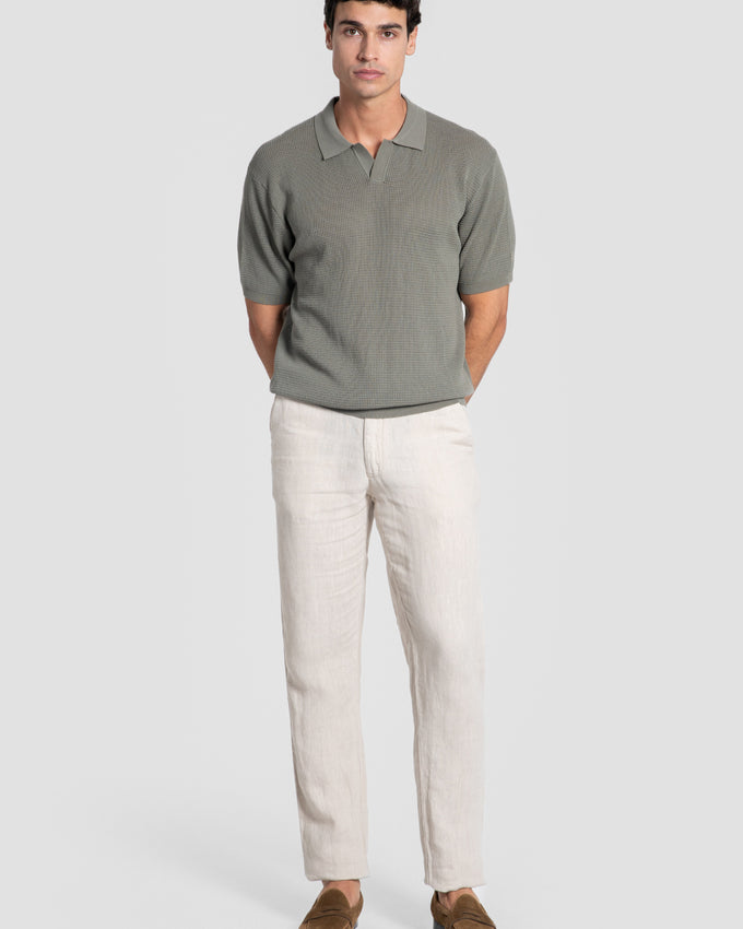 Pantalon Lin 100% Écru SKU 0.34317