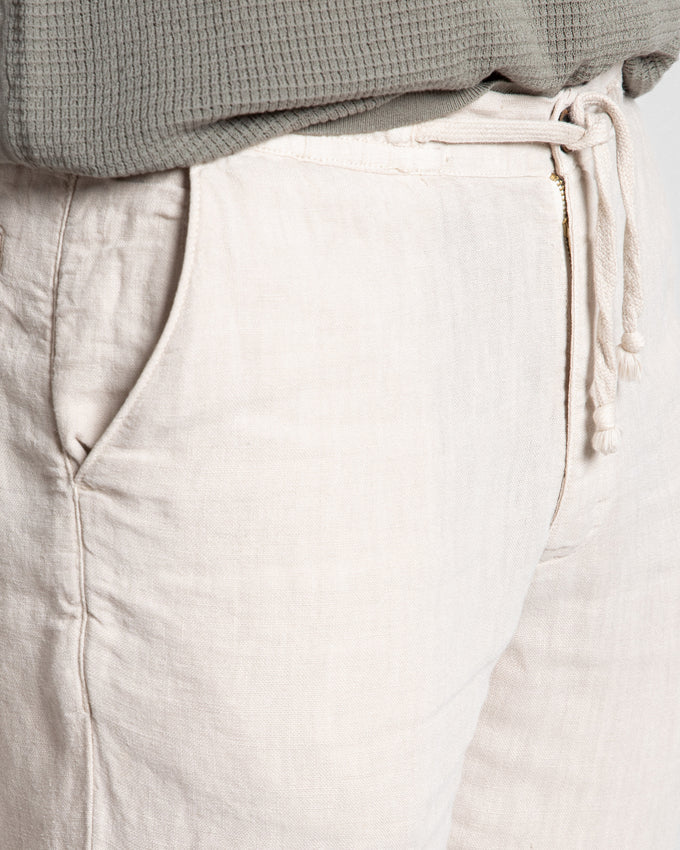 Pantalon Lin 100% Écru SKU 0.34317