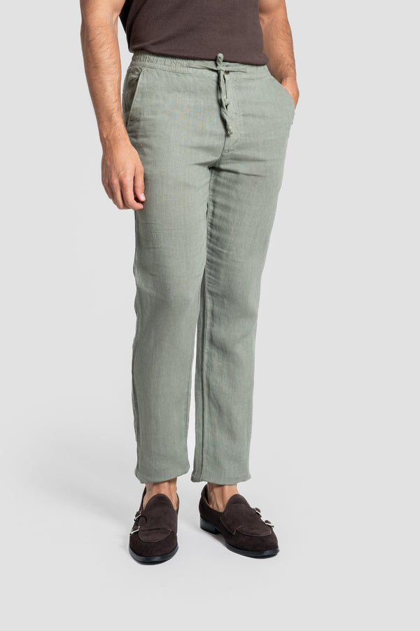 Pantalón Lino 100% Kaki SKU 0.34317
