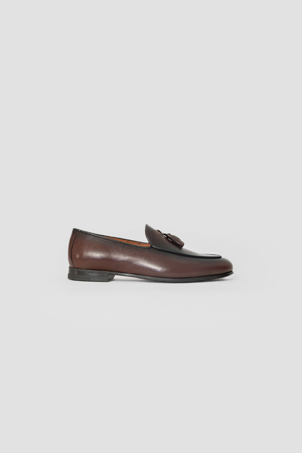 Mocasín Borlas Marrón Piel – Classic Loafer SKU 0.34318