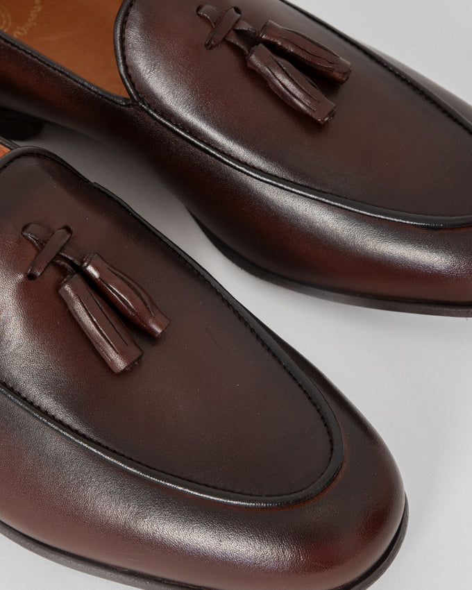 Mocasín Borlas Marrón Piel – Classic Loafer SKU 0.34318