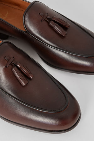 Mocasín Borlas Marrón Piel – Classic Loafer SKU 0.34318