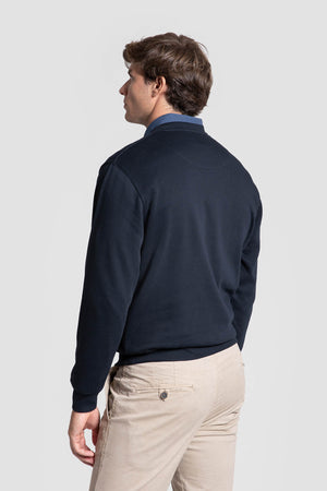 Sudadera Cuello Redondo Marino SKU 0.34813