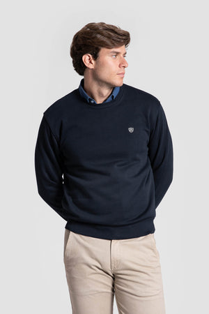 Sudadera Cuello Redondo Marino SKU 0.34813