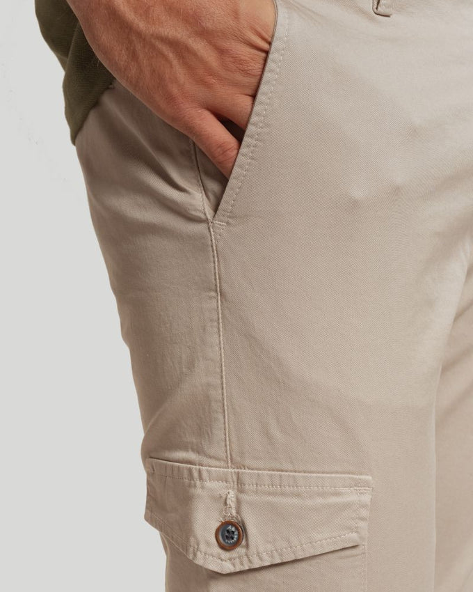 Pantalon cargo chino couleur os, référence 0.11344