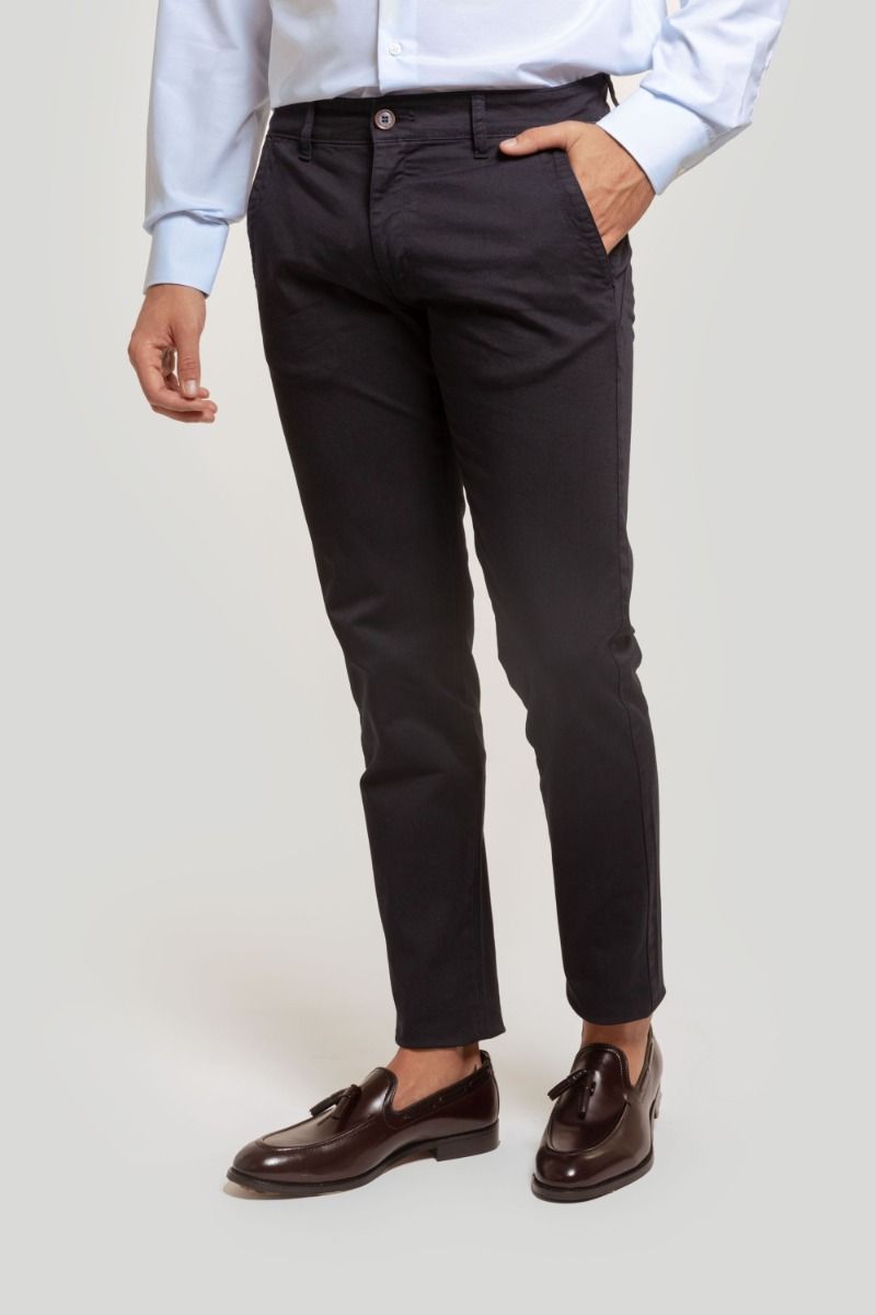 PANTALÓN CHINO SKINNY VIVO COLOR AZUL MARINO SKU 0.20422