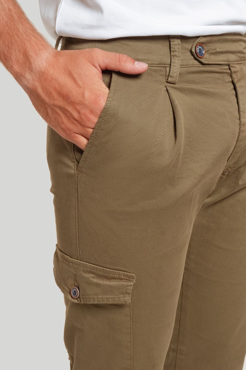 PINÇAS CHINO CARGO KHAKI SKU 0.23901