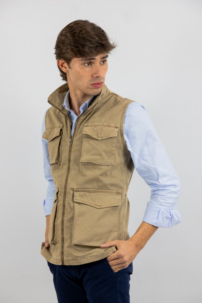 CHALECO HUELVA CAMEL SKU 0.25574