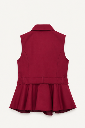 Chaleco peplum SKU 0.34250