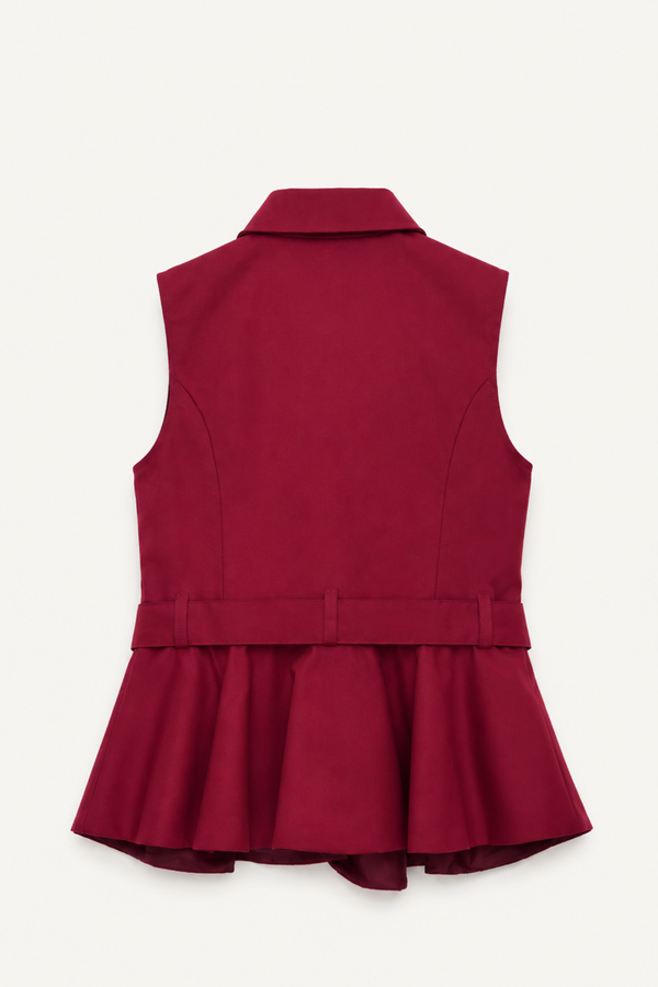 Chaleco peplum SKU 0.34250