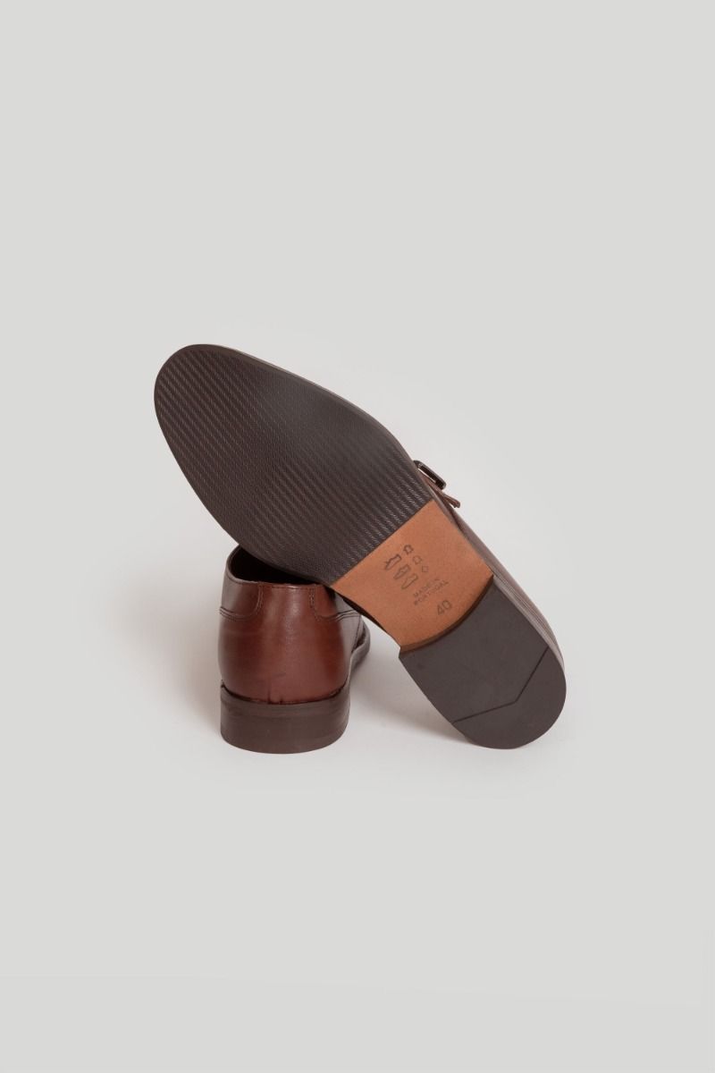 SAPATO COM FIVELA MARROM SKU 0,26297