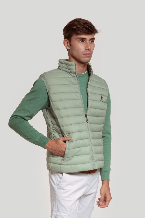 CHALECO PLUMA CABALLO VERDE AGUA SKU 0.26964