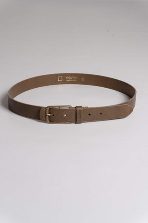CINTO DE COURO COM FIVELA ENVELHECIDA TAUPE SKU 0,27748