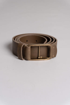 CINTO DE COURO COM FIVELA ENVELHECIDA TAUPE SKU 0,27748