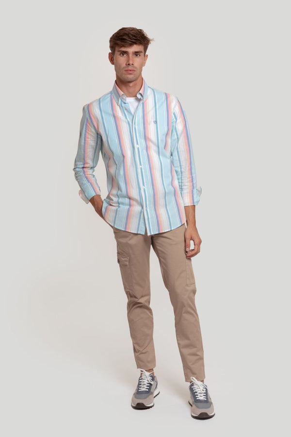 CAMISA MULTI RAYA ALGODON SKU 0.28012