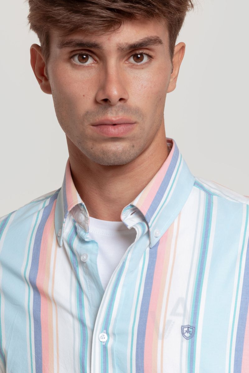 CAMISA MULTI RAYA ALGODON SKU 0.28012